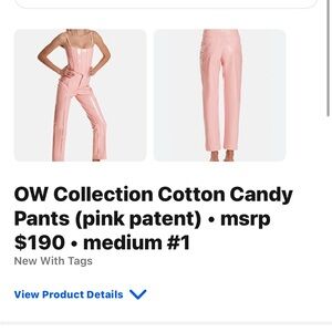 Cotton Candy Pink Straight Leg Pants